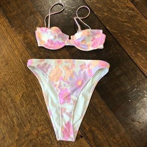 COPY - Triangl Rhian Sherbet Floral Bikini